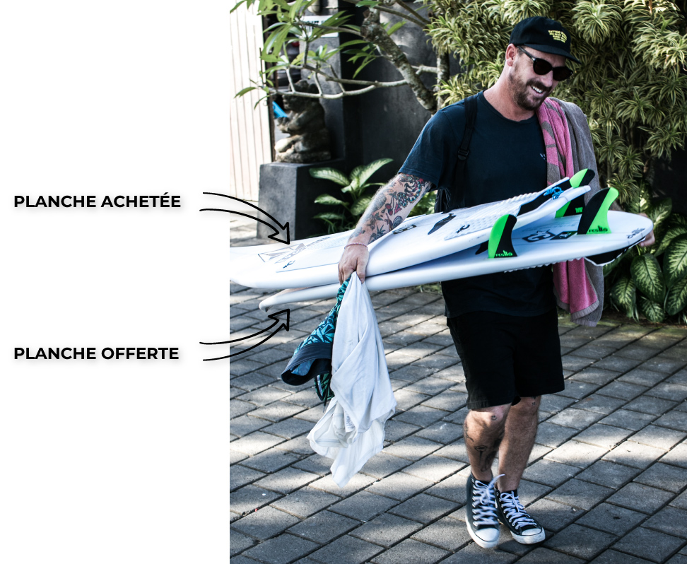 gagne une planche de surf